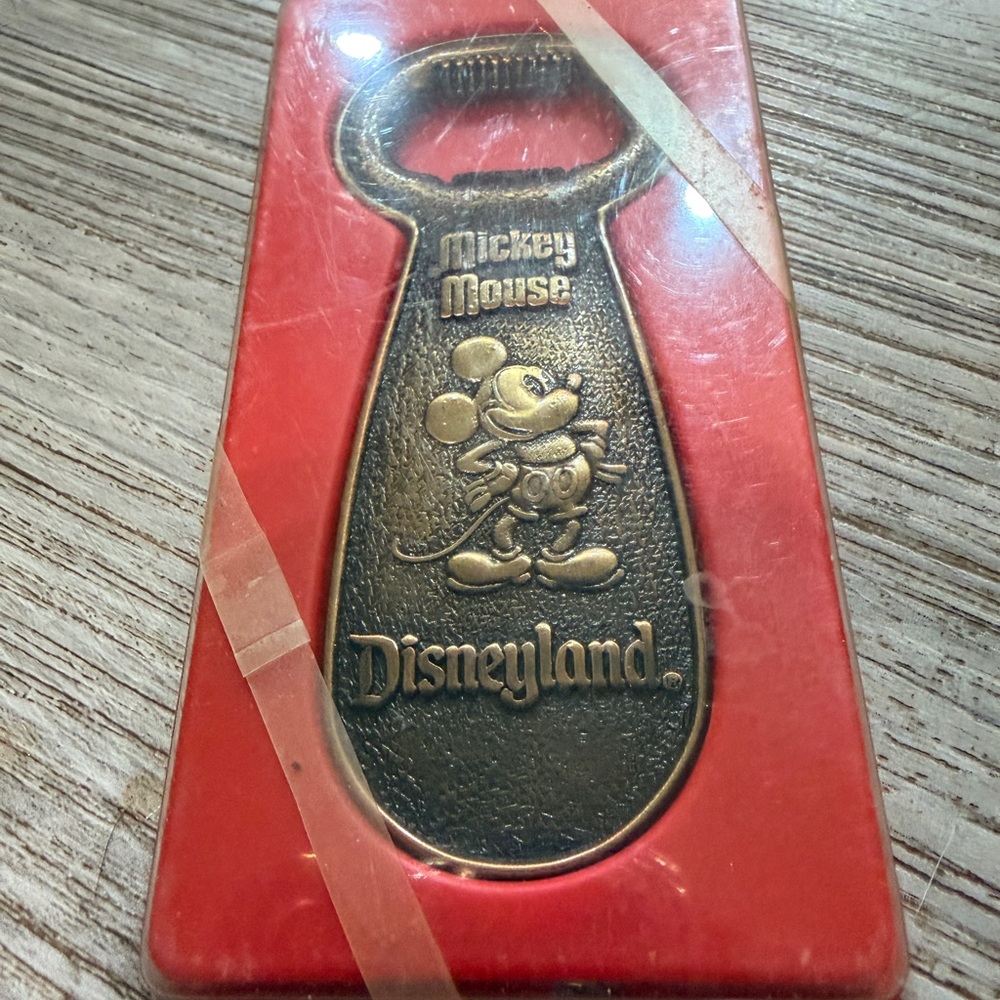 NIB Disney Mickey Mouse Bronze Bottle Opener